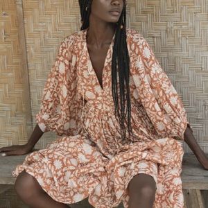 Kyra Midi dress XS Caramel - new never worn